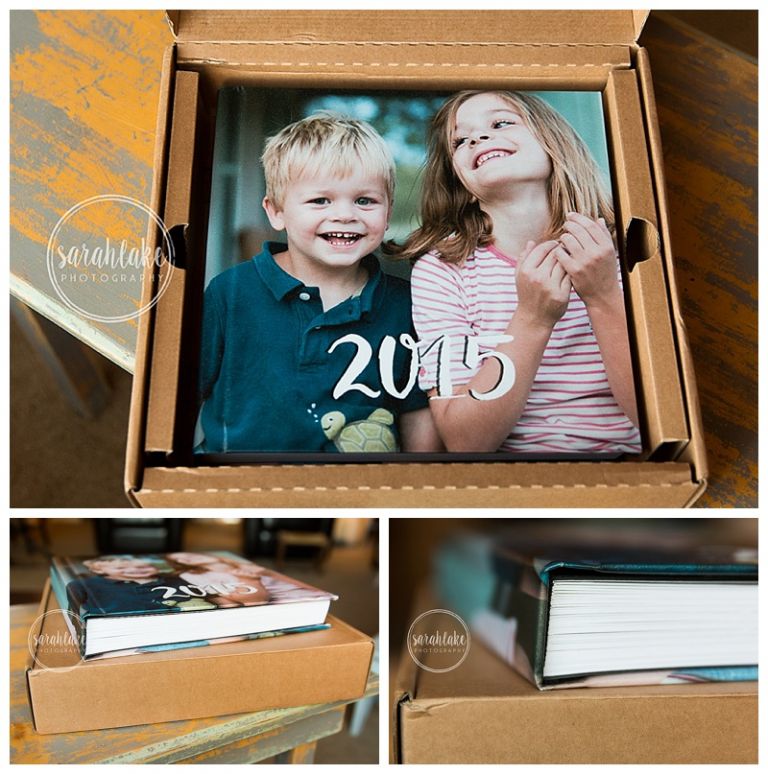 print your family's pictures in an album