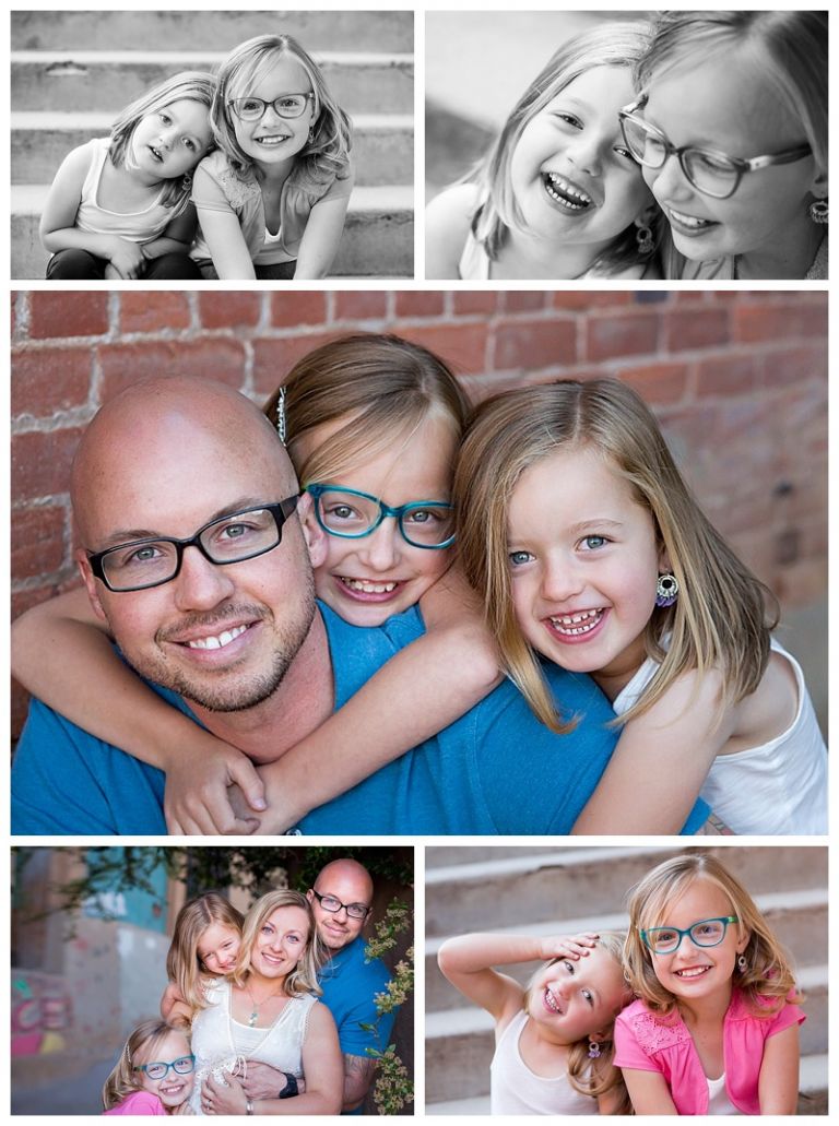 little girls with their dad, family